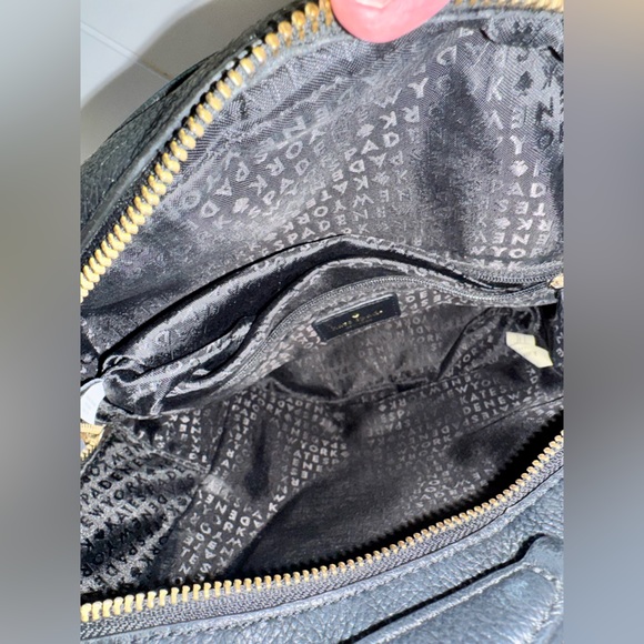 Kate Spade Leila black pebbled leather dome backpack - Picture 7 of 8